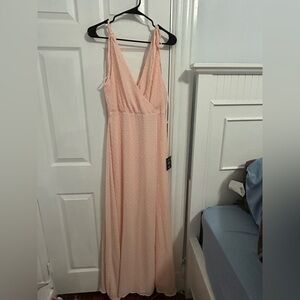 Lulus pink maxi dress
